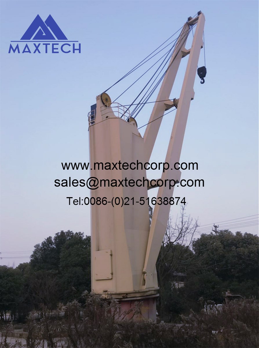 Safety working load 50 tons price below market price of marine hydraulic crane spot