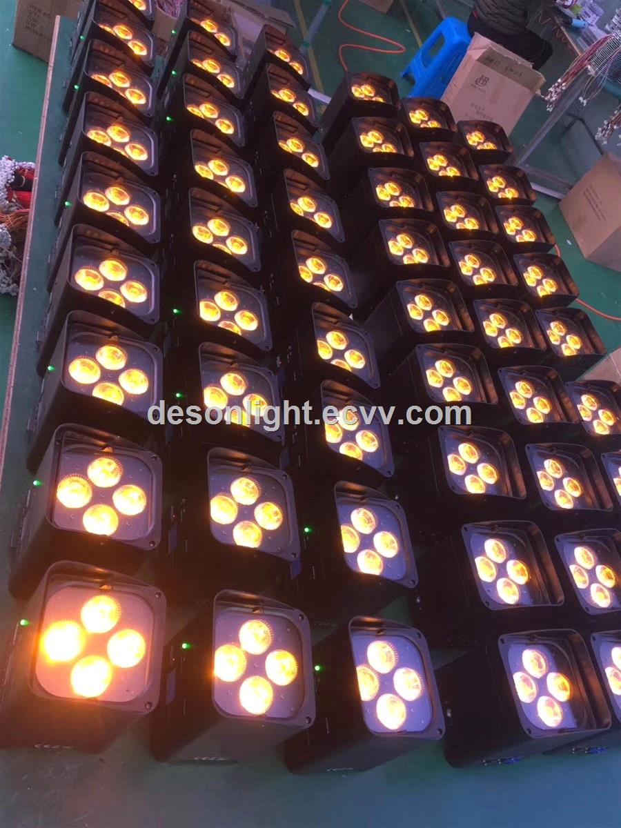 6x6in1 LED remote control battery dmx led par light