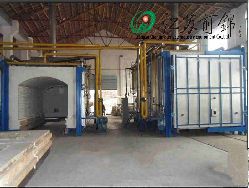 30 cubic meters shuttle kiln which adopts the technology of three countries