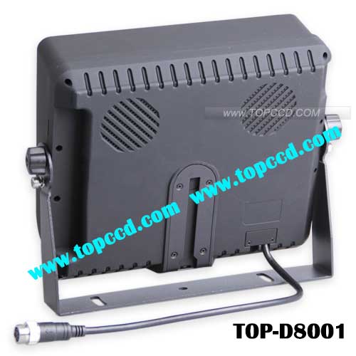 Digital 8 inch Heavy duty vehicle Rearview Backup TFT LCD monitor from Topccd TOPD8001