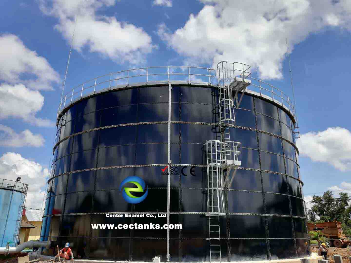 GlassFusedtoSteel Tanks for wastewater treatment project