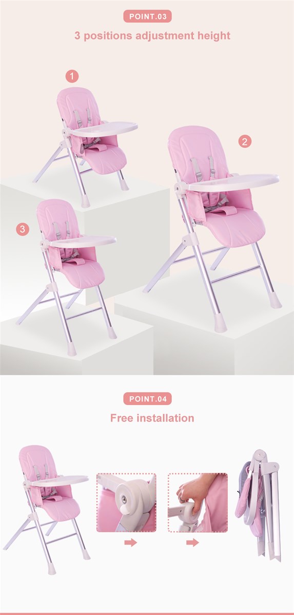 Multifunction Folding Highchair Baby Feeding Chair