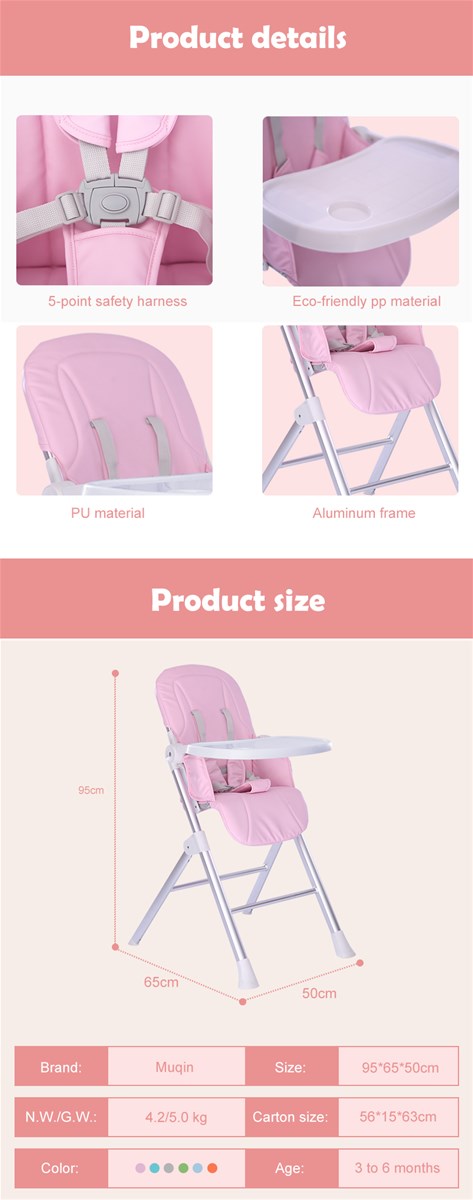 Multifunction Folding Highchair Baby Feeding Chair