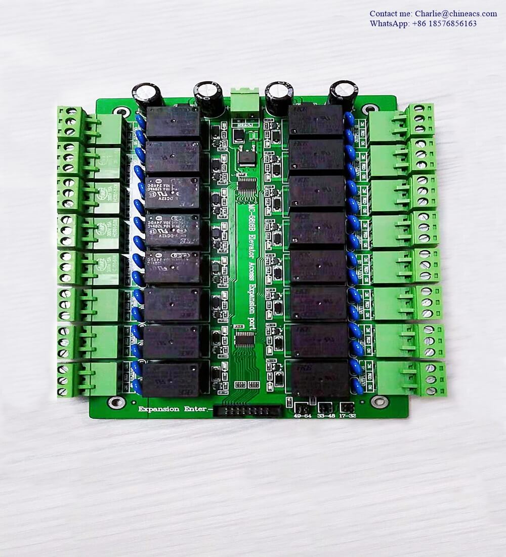 Elevator Access Control System Controller Board For 16 Floor