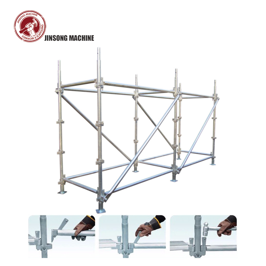 Construction Steel EN74 Australian Vertical Standards for Kwikstage Scaffolding