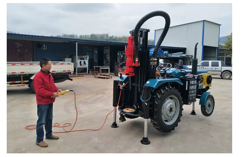 Manufacturers supply tractor pneumatic wells drilling rig