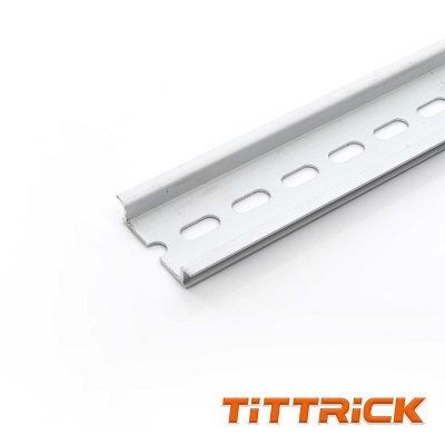 Tittrick Aluminum DIN Rails Size 7535mm standard Light rail