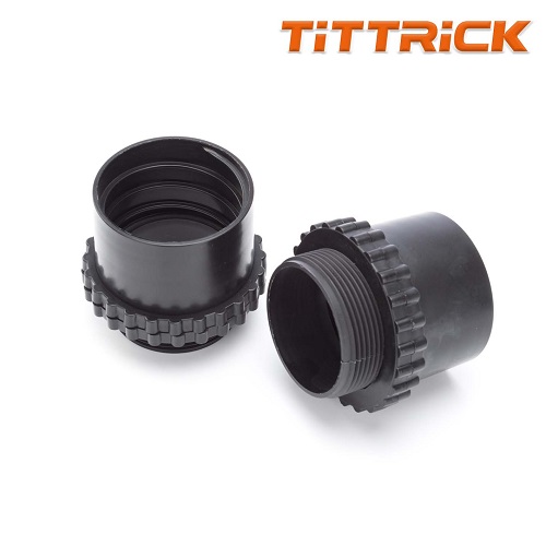 Tittrick Nylon Flexible Conduit Adaptor Black