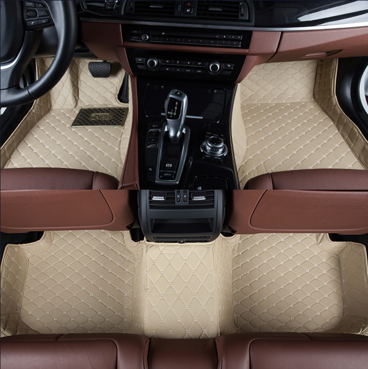 PVC Coil Car Mat and Sewing Leather Car Mat