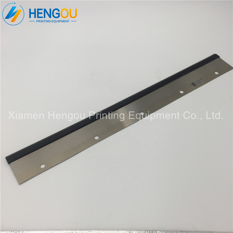 10 Pieces Heidelberg Printing cleaning sheet 500x60x05mm 5 holes Wash up Blade for GTO46 machine 42010180