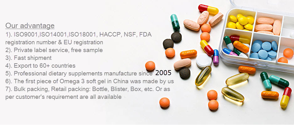 FDA certified Glucosamine Chondroitin Sulfate Tablet