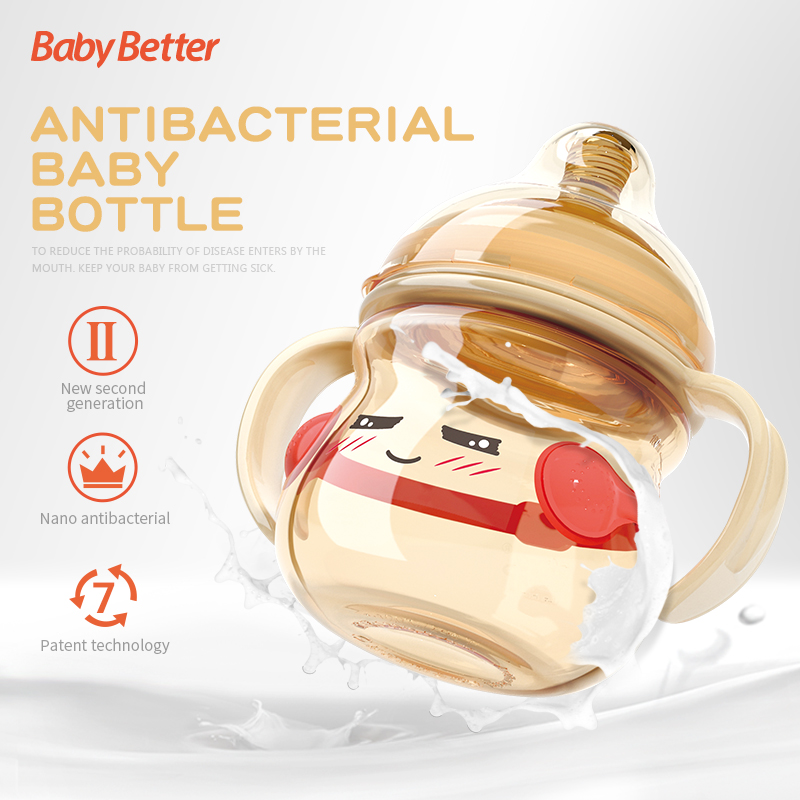 Baby Product Antibacterial BPA Free PP Adult anti Baby Feeding Bottle wholesale baby bottles with Thermometer
