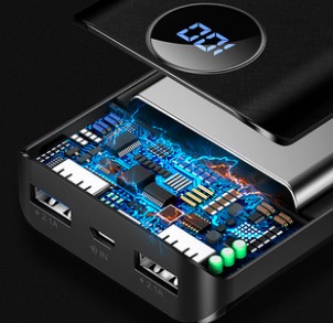 GUSGU mini charging treasure mobile power fast charge large capacity ultrathin small portable flash charge 10000 mAh