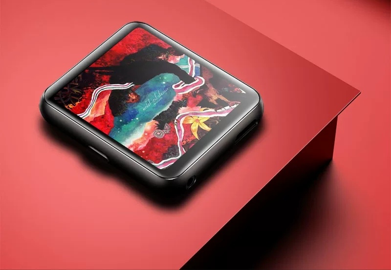 Brand New Fullscreen MP3 Walkman Student Bluetooth Music Player 1pcs drop shipping