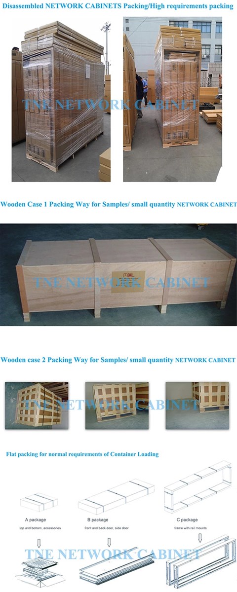 TN003 Heavy duty frame high loading floor standing cabinet server rack 42U