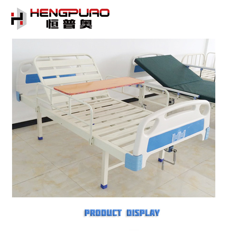 cheap medical care manual adjustable standard size hospital bed for elderly