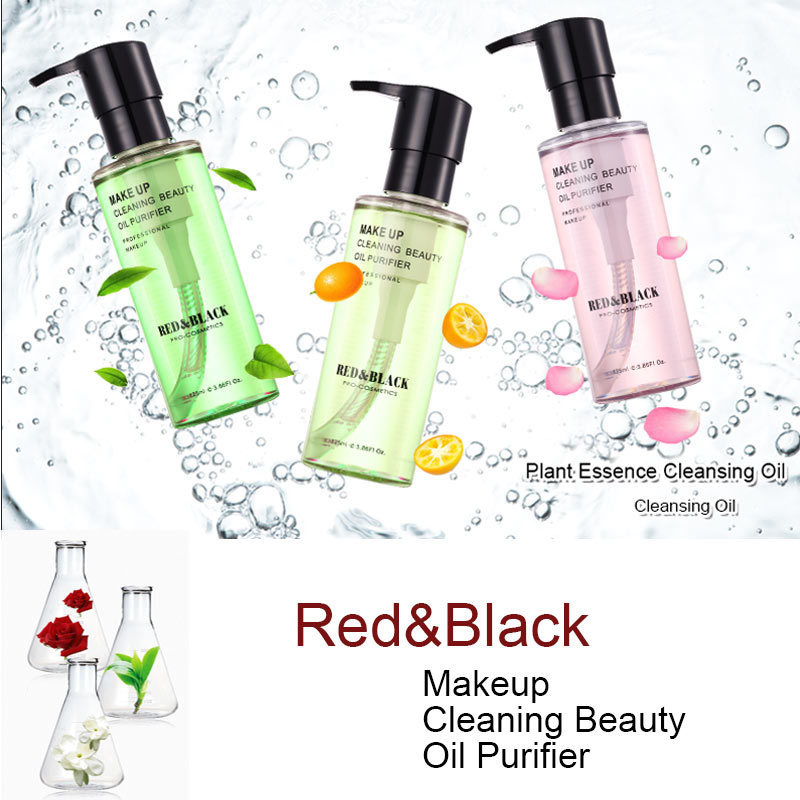 Redblack Cleaning Oil Remover Oilcontrol Radiant Makeup Remover Cosmetic Skin Care Plant Extracts