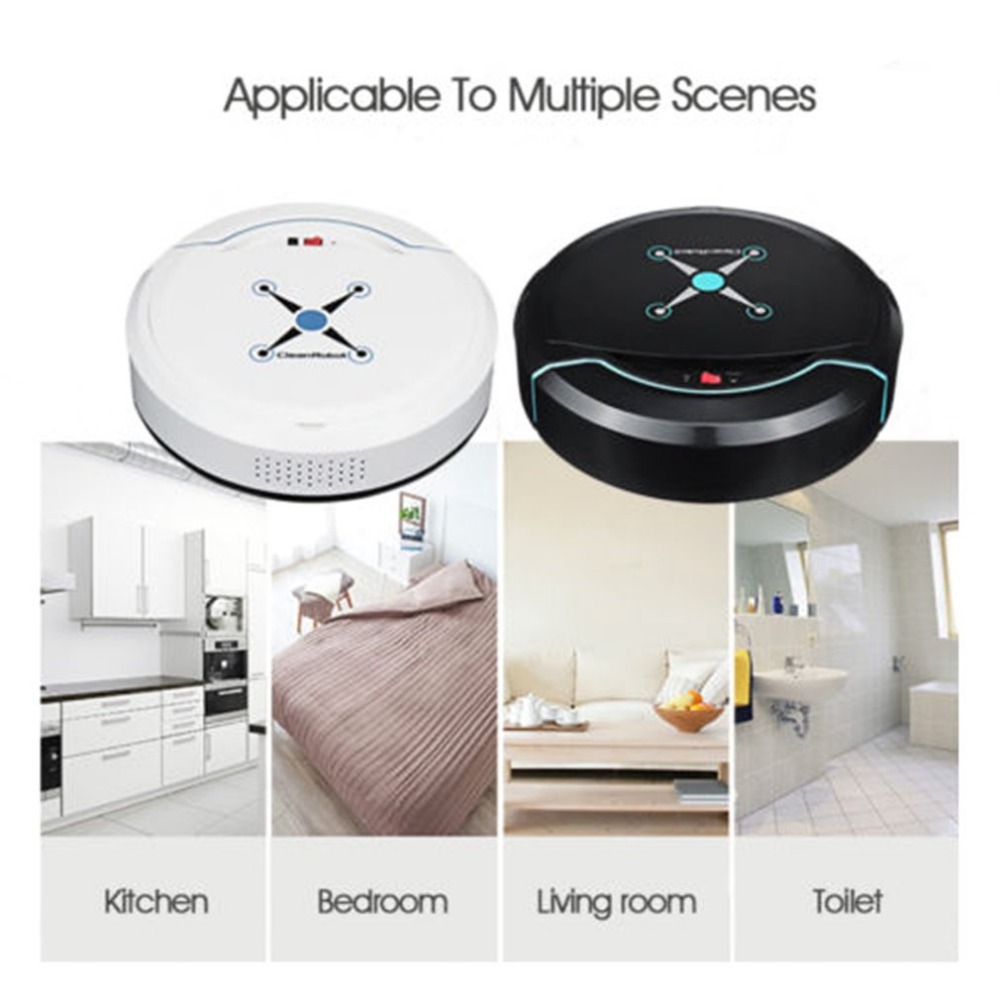 hot sale Rechargeable Automatic Cleaning Robot Smart Sweeping Robot Vacuum Floor Dirt Dust Hair Cleaner Home Sweeping Ma