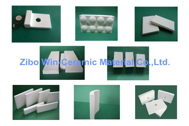 White wear resistant alumina ceramic tile for sale