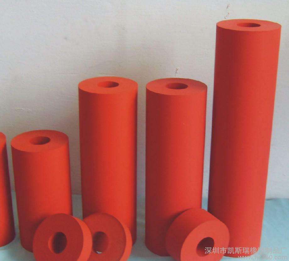 Manufacture of Red color High Temperature used heat transfer size customize Aluminum core Silicone Rubber Roller