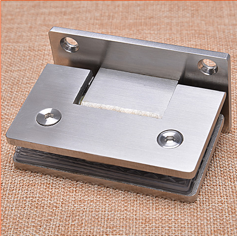 Cheap price stainless steel wall to glass 90 degree shower hinge