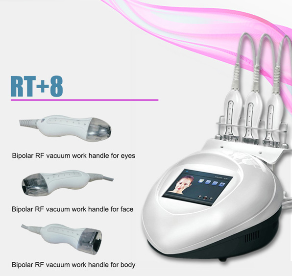 Blue Light Antiwrinkle mesotherapy Vacuum RF portable beauty machine RT8 for weight loss and body sculpt slimming
