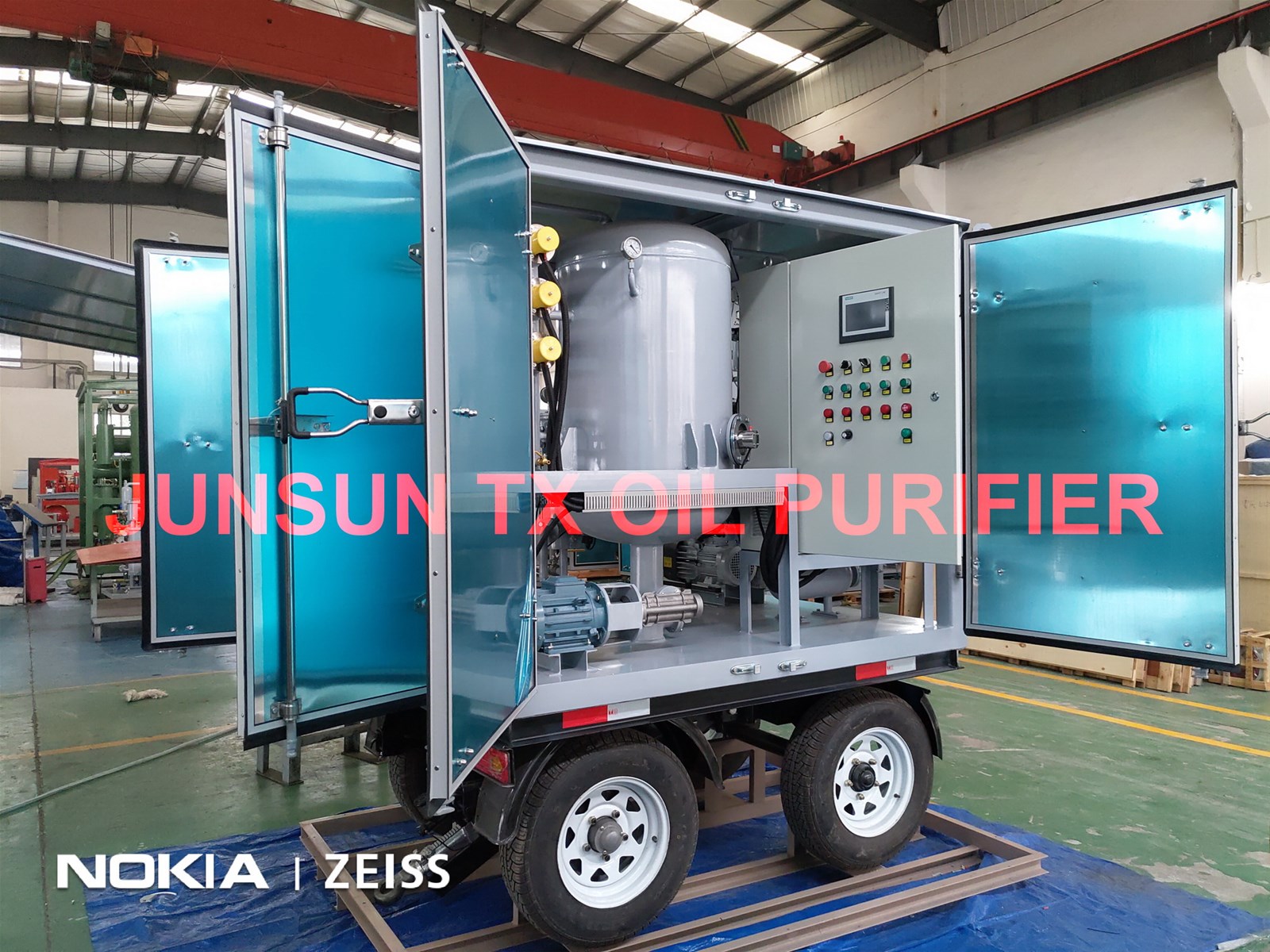 High Quality Trailer Mounted Mobile Type Transformer Oil Treatment Plant