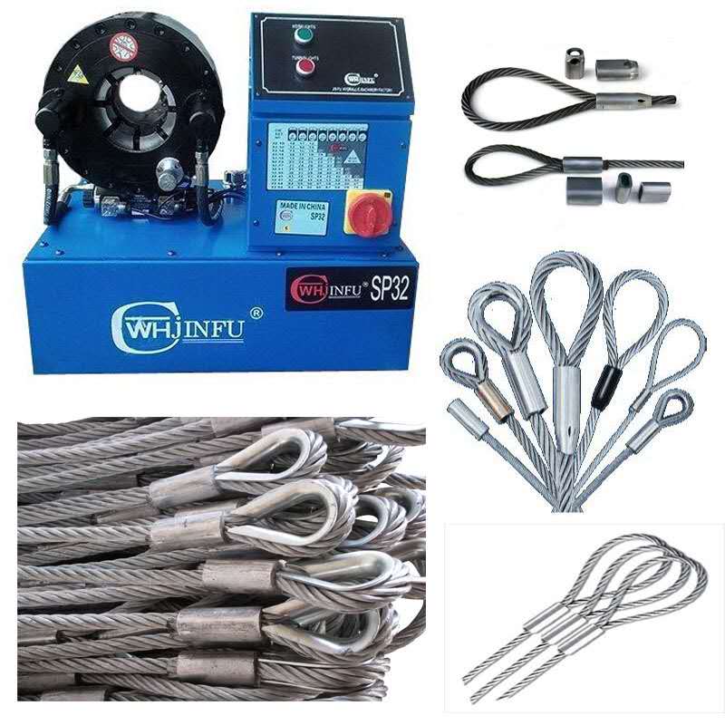 DX68 Hydraulic automatic Hose Crimping Machine Hose Tool Wire rope compressing machine