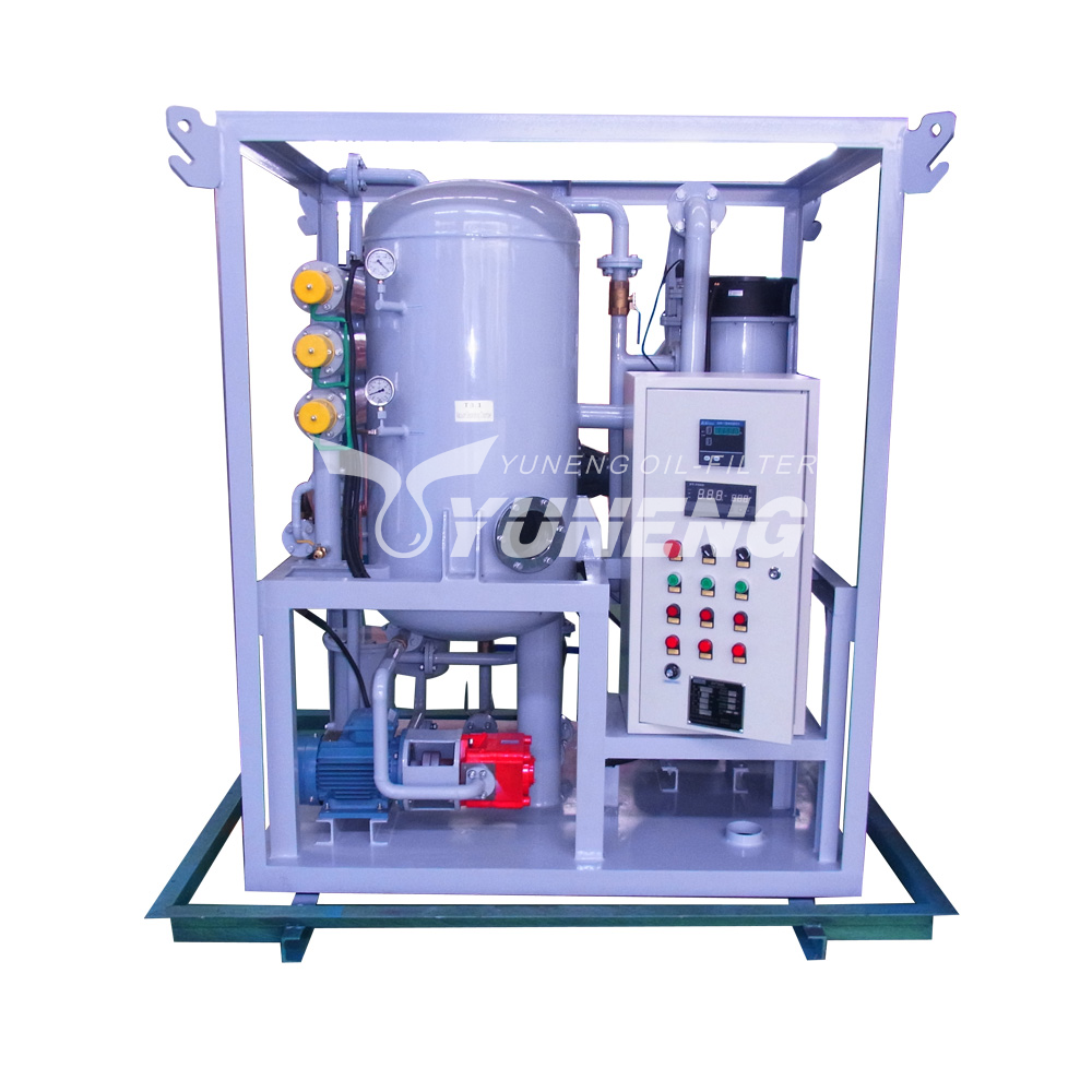 Vacuum transformer oil filtering and dehydration machine