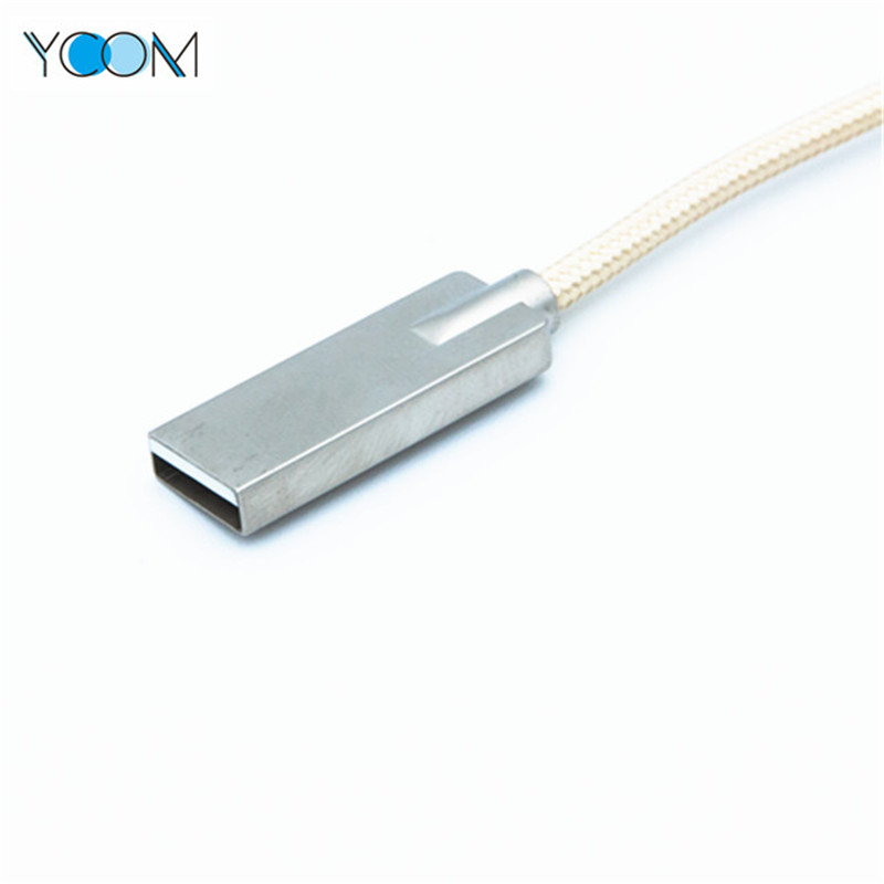 Weaving Lightning IOS USB ChargingData Cable