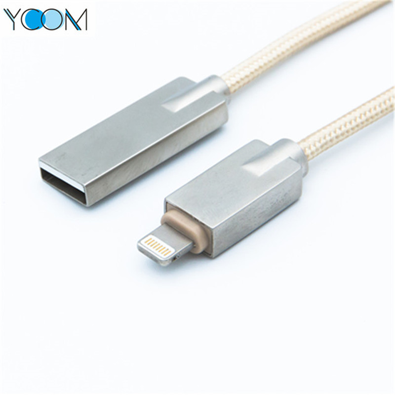 Weaving Lightning IOS USB ChargingData Cable