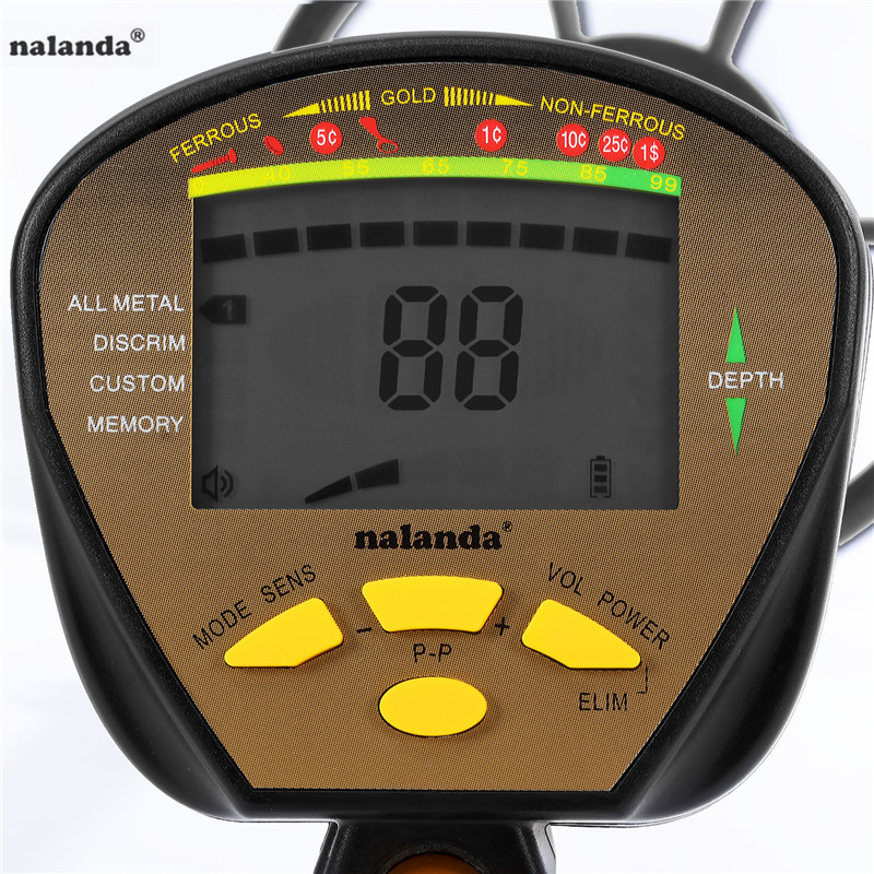 Nalanda 18kHz Metal Detector with 5 Detection Modes Outdoor Gold Digger Metal Finder with Adjustable Sensitivity