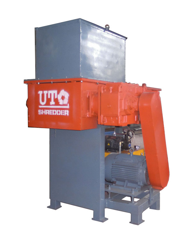 Single Shaft Shredder for plastic tyre metal cable medical waste recycling crusher