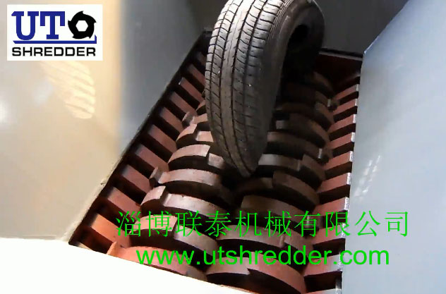 tyre rubber recycling shredder waste tire shredder tire cutter tyre crusher