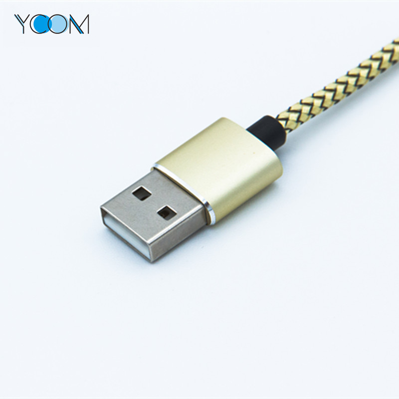 Magnetic Nylon Braid ChargingData USB Cable for TypeCMicroIOS