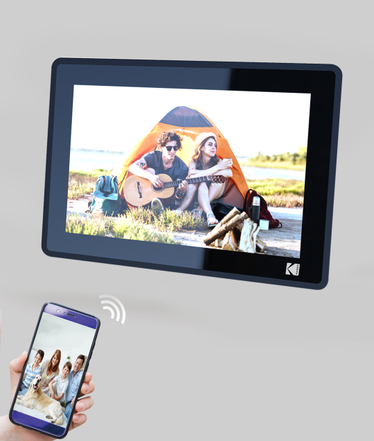 KODAK 101 inch Digital WiFi Photo Frame Digital Picture Frame Cloud Frame with IPS Touch Screen and 10GB Cloud Storage