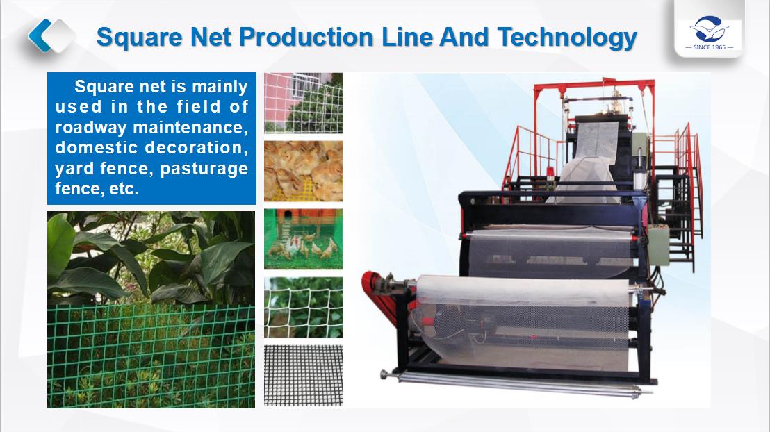 Plastic square mesh mosquito net window net machinery