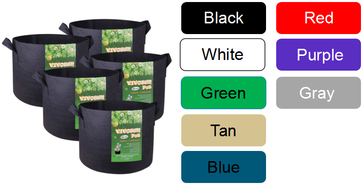 NonWoven Fabrics PotRoot Control Bag for Planter grow bag smart pot