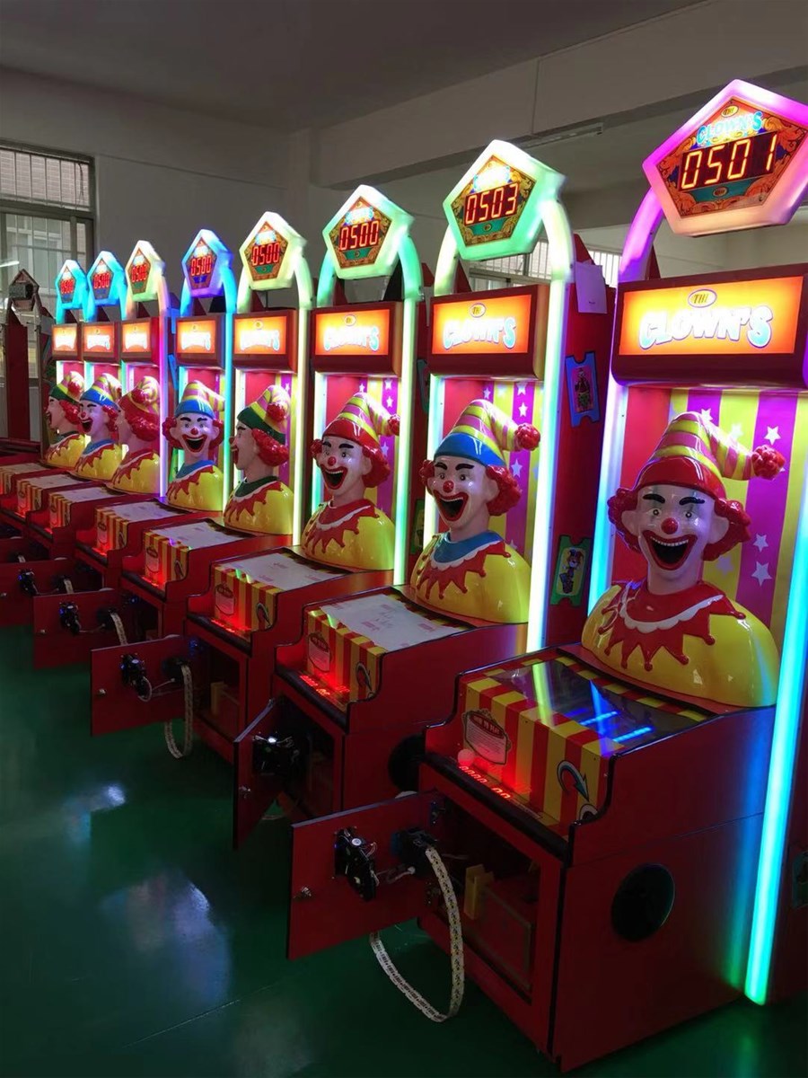 The single Clowns with Jackpot Ticket Redemption Game Machine