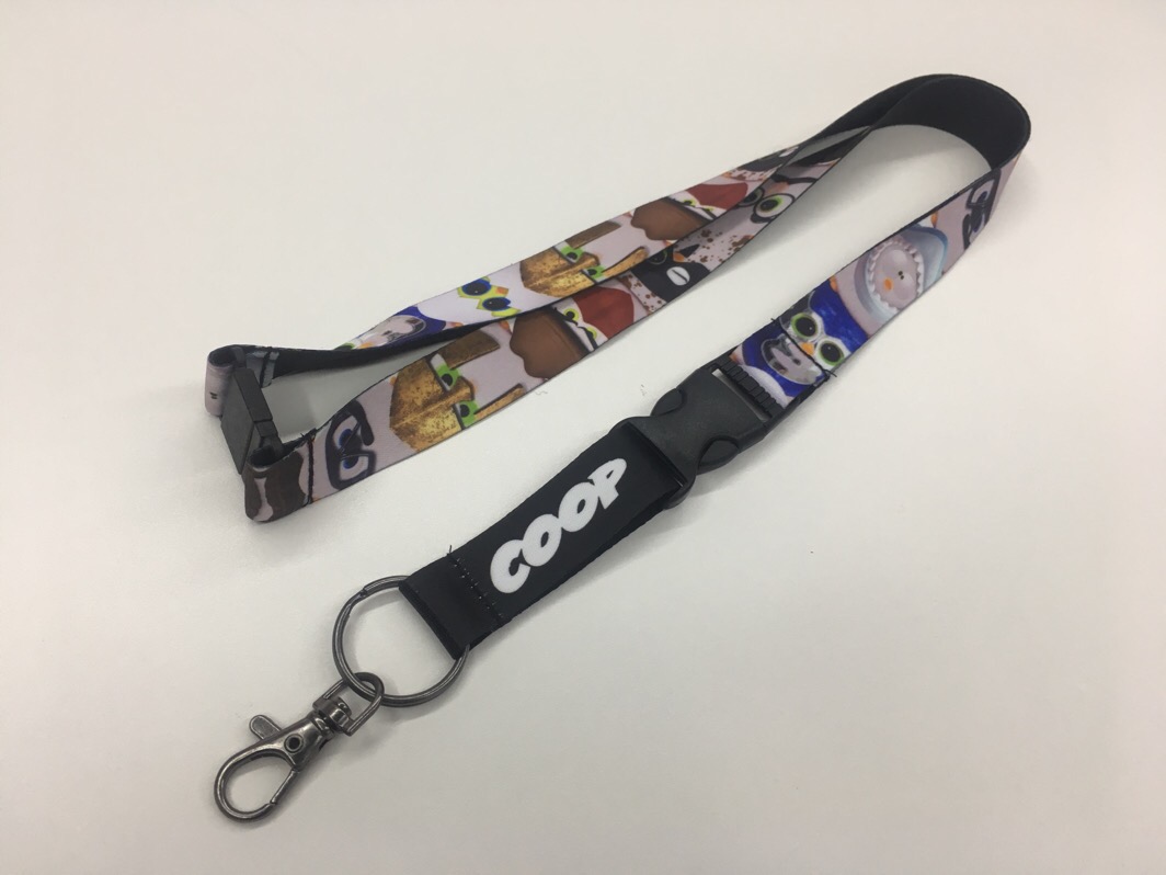 Manufacturer Factory Customized Heart Transfer Dye Sublimation Polyester Lanyard for Keys ID Card around Neck Safety