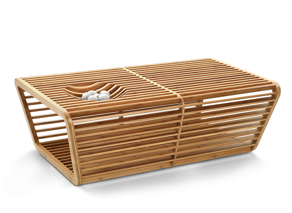Vessel Solid Bamboo Coffee Table