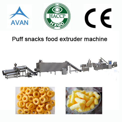 Industrial snacks food extruder machine
