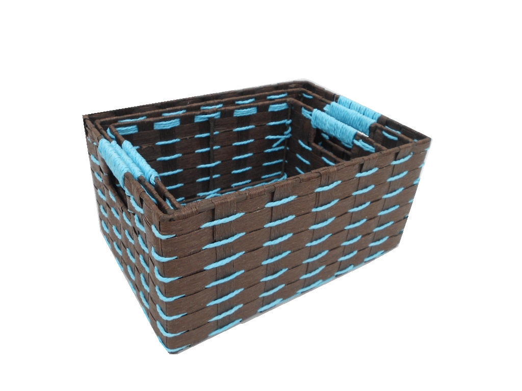 100 handcraft paper storage baskets rectangle box storage bin wicker basket raw material basket