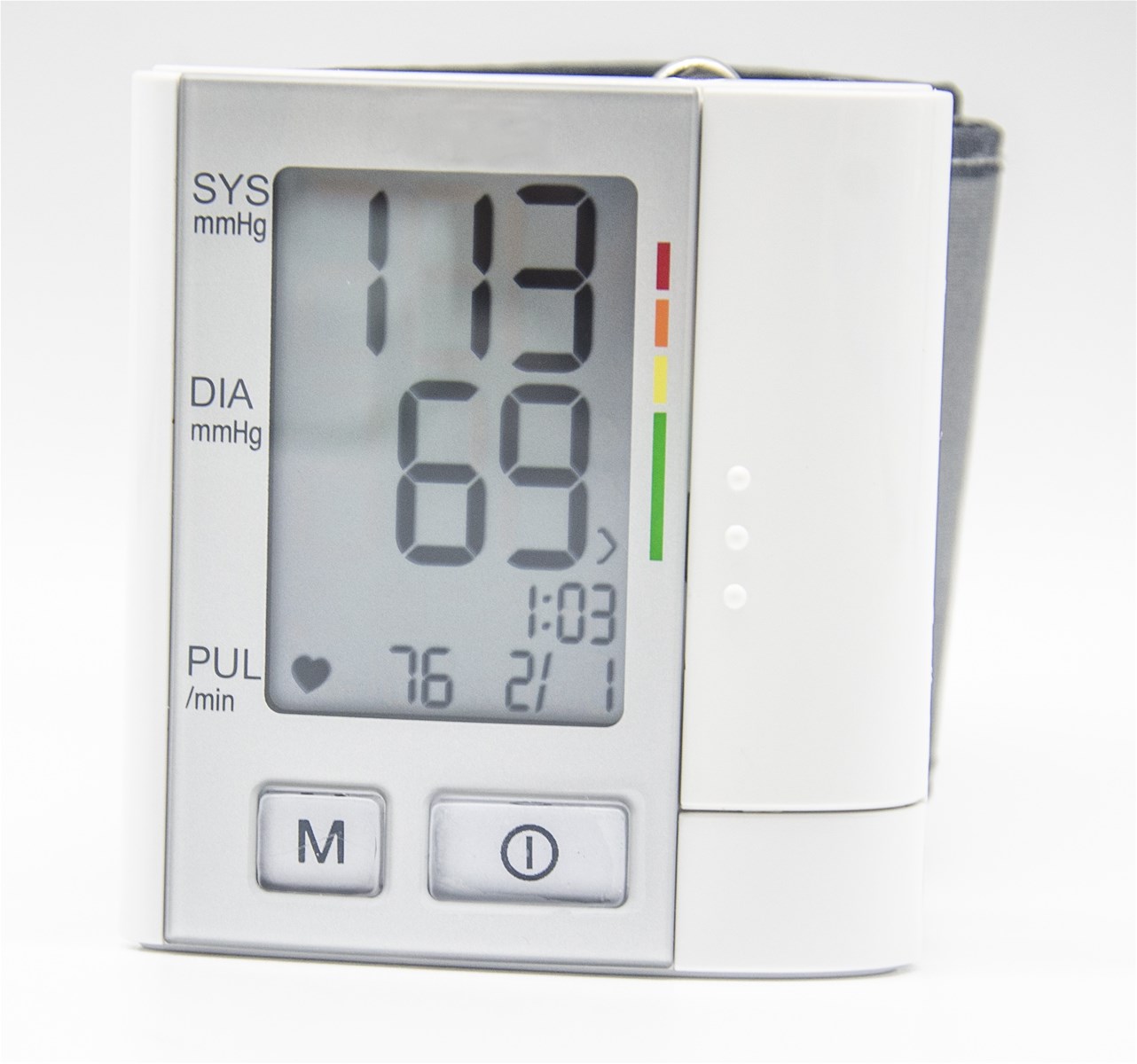wrist LCD display blood pressure monitor