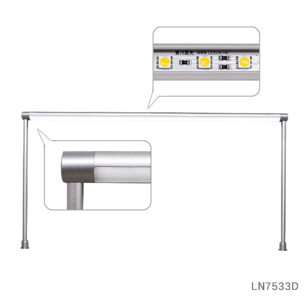 Diameter 12mm 14WM DC12V led supporting rigid light bar for cabinet LN7533X