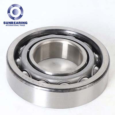 SUNBEARING Angular Contact Ball Bearing 7211AC Silver 5510021mm Chrome Steel GCR15