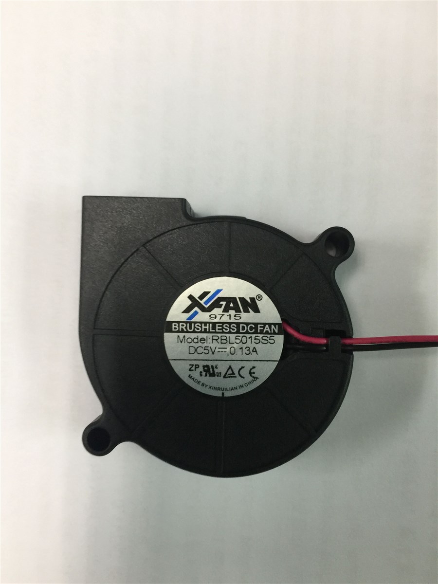 DC blower fan size 50x50x15mm 5V 013A
