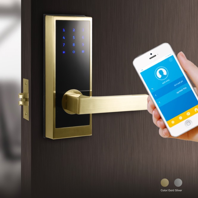 MIFI Card PIN Mobile APP Multipe Opening Ways Smart Door LockHotel lock Bluetooth