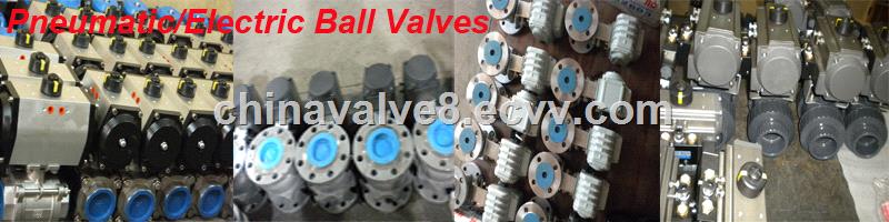 PVC butterfly valve with spring return and double acting pneumatic actuator