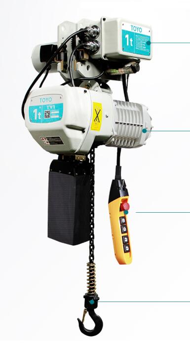 China Manufacturer Electric Chain Hoist with Electric Trolley Manufacturer suppie